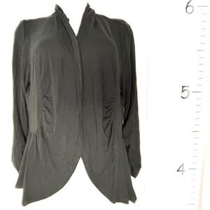 Grace Elements‎ Black Cardigan Sweater Medium Classic